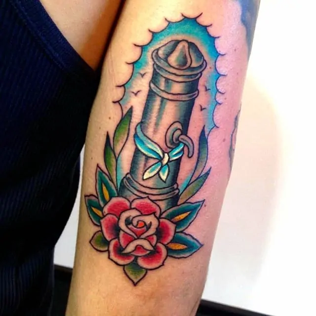 Done by Enrico Galli guesting at Watermelon Tattoo!!!
 