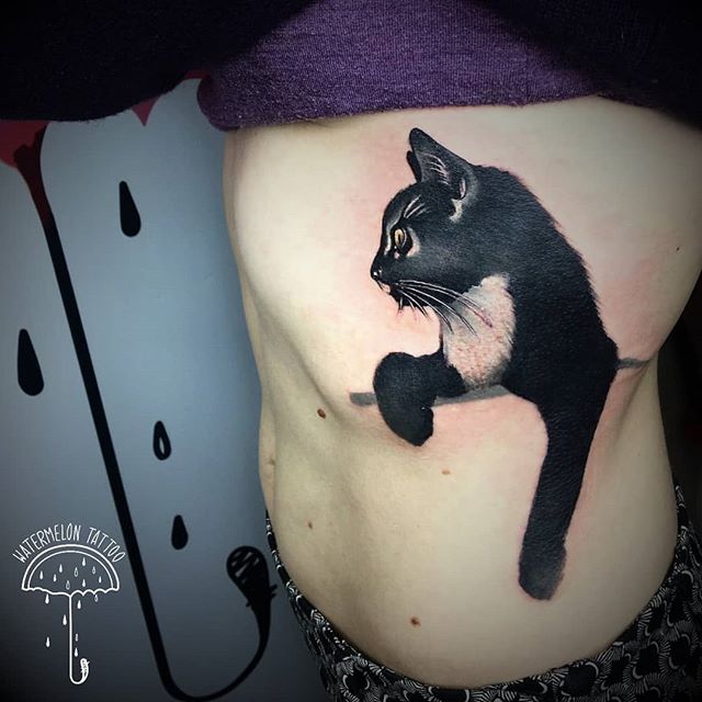 Traditional Tattoo cat punk - Lynx - Posters and Art Prints | TeePublic