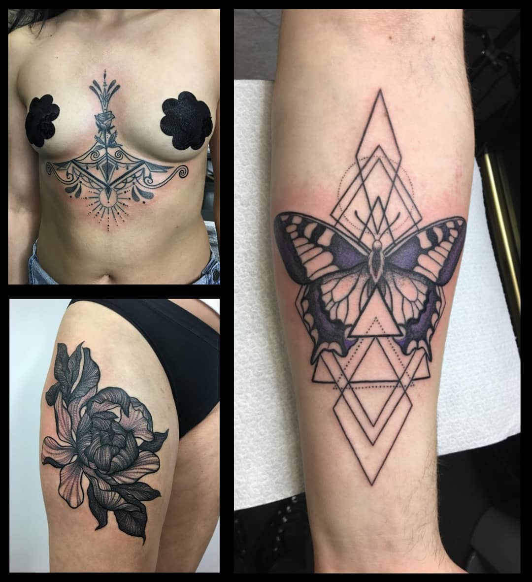 Wee selection of tattoos that Caterina has done during her guest spot at Watermelon Tattoo!
