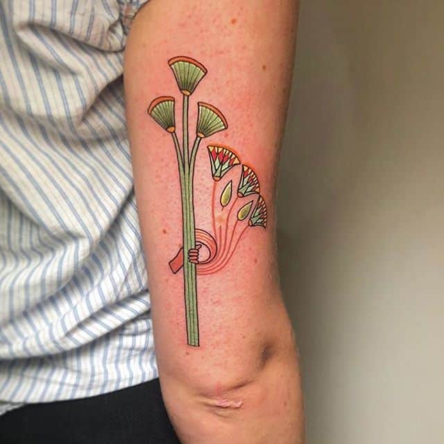 venus flytrap tattoo black and white