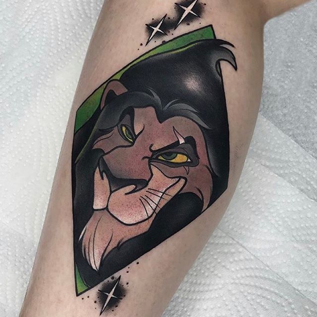 Scar and The Hyenas! By Nikki Rex at The Hideaway in San Diego : r/tattoos
