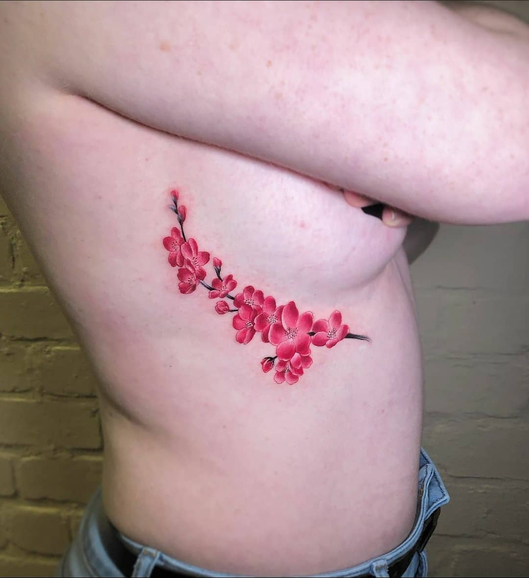 Cherry blossoms for Beth!
Tattoo by Noemi!!!!
