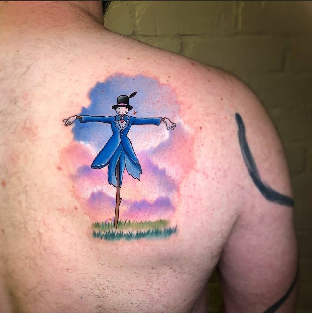 howls moving castle tattoo