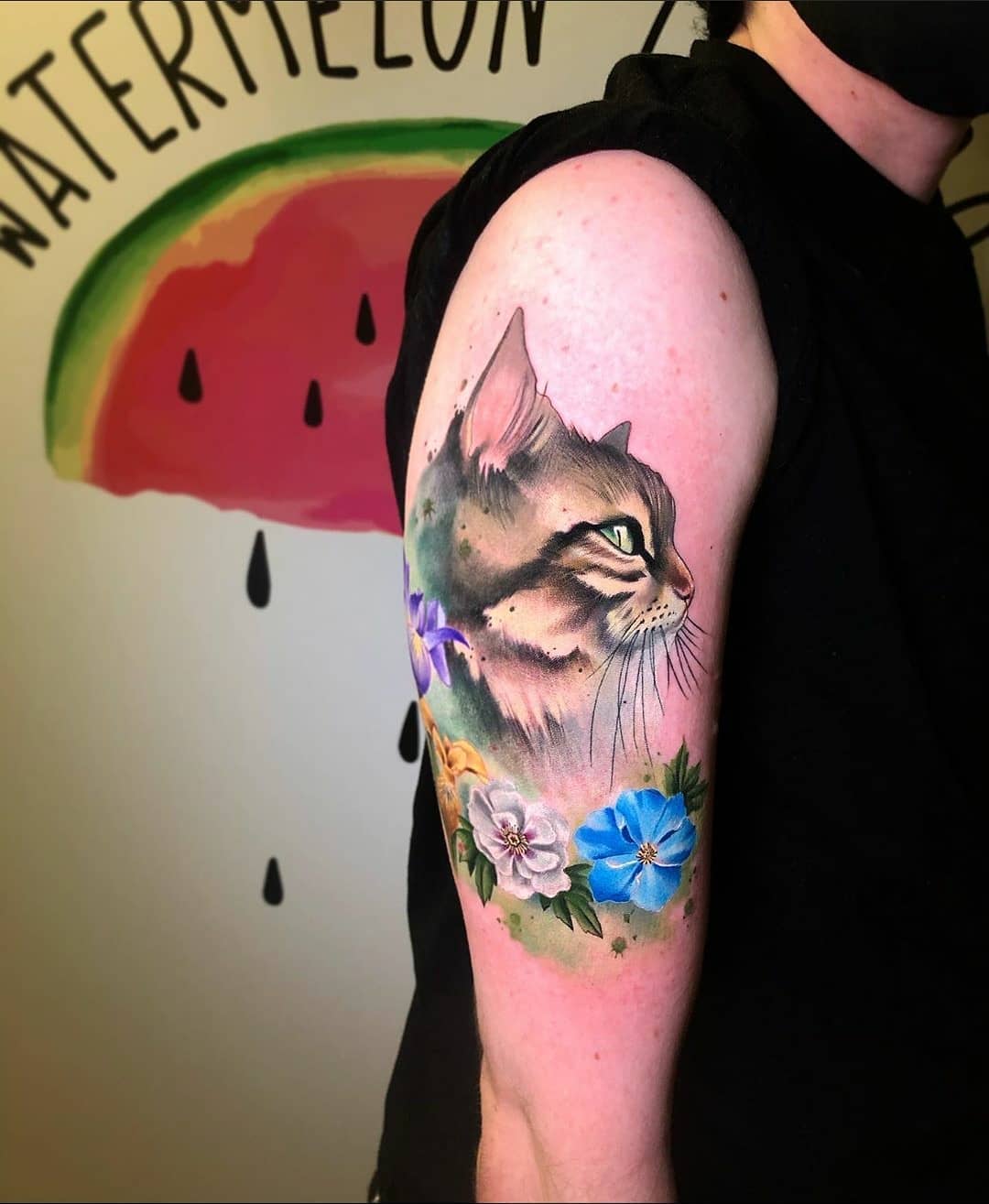 Cat Heart Temporary Tattoo / Cat Red Heart Tattoo / Animal Tattoos / Cat  Tattoos - Etsy