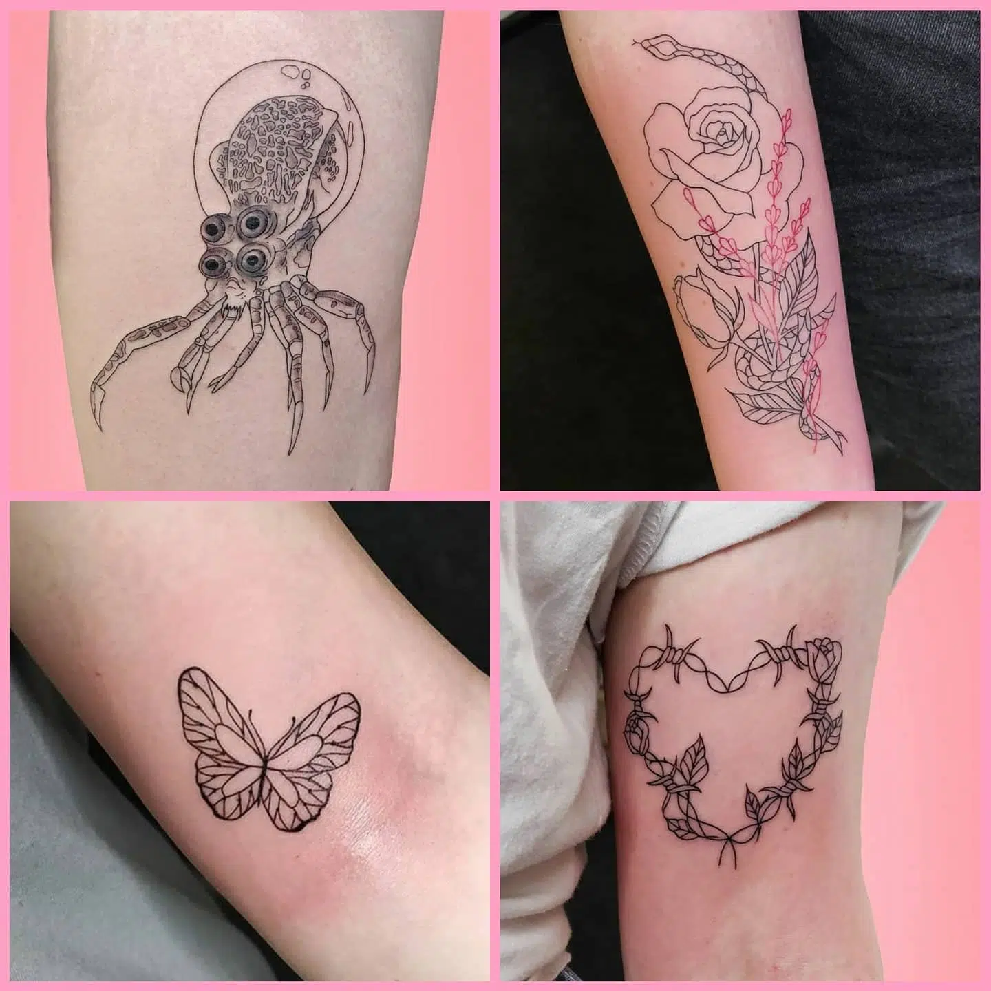 A few gorgeous tattoos by Jess Wii during her very busy guest spot with us... she dished out 24 in total during her week with us! It was so lovely having you here, don't think we've ever met a more polite and caring artist! Thanks so much for coming and looking forward to having you back next year! 
jess.wii.tattoos             