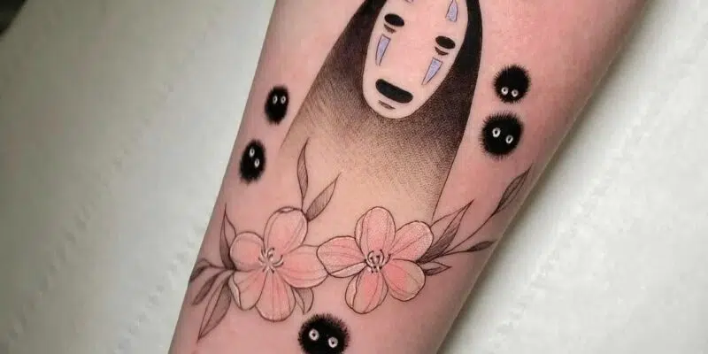 Soul Survivors on Instagram Not gonna lie Studio Ghibli tattoos are  probably my favourite Sheldon did an amazing job on this stylized No Face  tattoo from Spirited