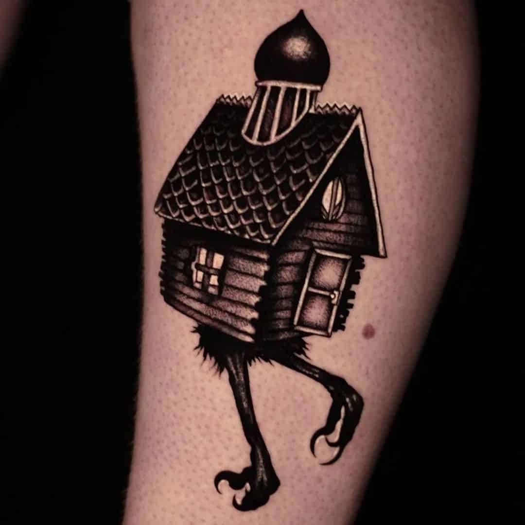 Baba Yaga by Liz for Tiegan!
Liz has limited availability left for August and will soon be taking bookings for September.

lizminellitattoo            