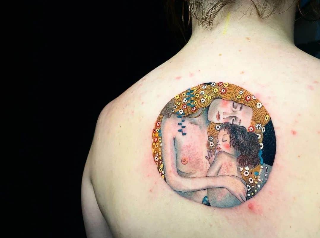 From the Three Ages of Women by Gustav Klimt. Beautiful choice for a first tattoo Abi, thanks so much for coming! Tattoo by Noemi!

noemi_tattoo 
                        