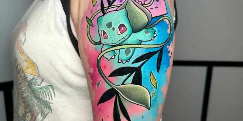 Awesome #pokemon #bulbasaur #nintendo #gameboy #tattoo that  @danmcwilliamsart created and who has lots of excellent #tattoos to enjoy!  �... | Instagram