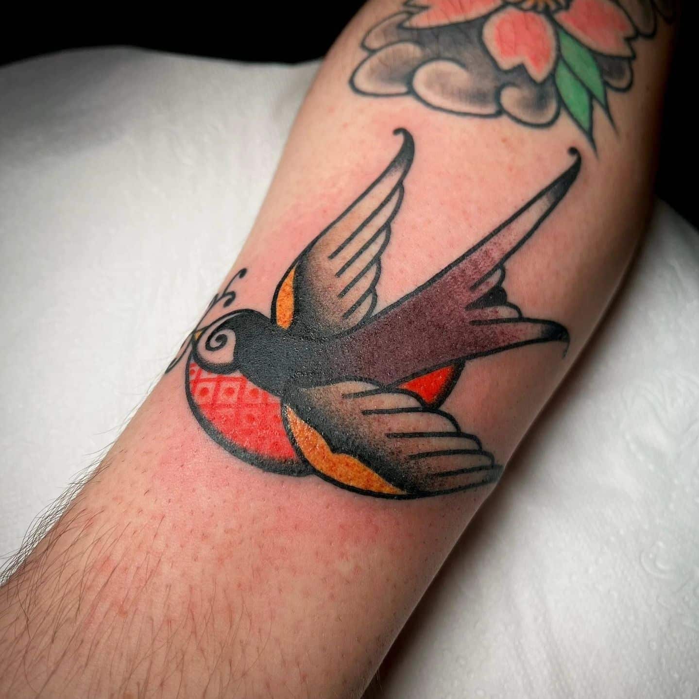 Water Transfer Temporary Tattoo Sticker Swallow Bird 3D Realistic Cute  Animal Tatoo Women Men Child Kid Arm Body Art Fake Tatto