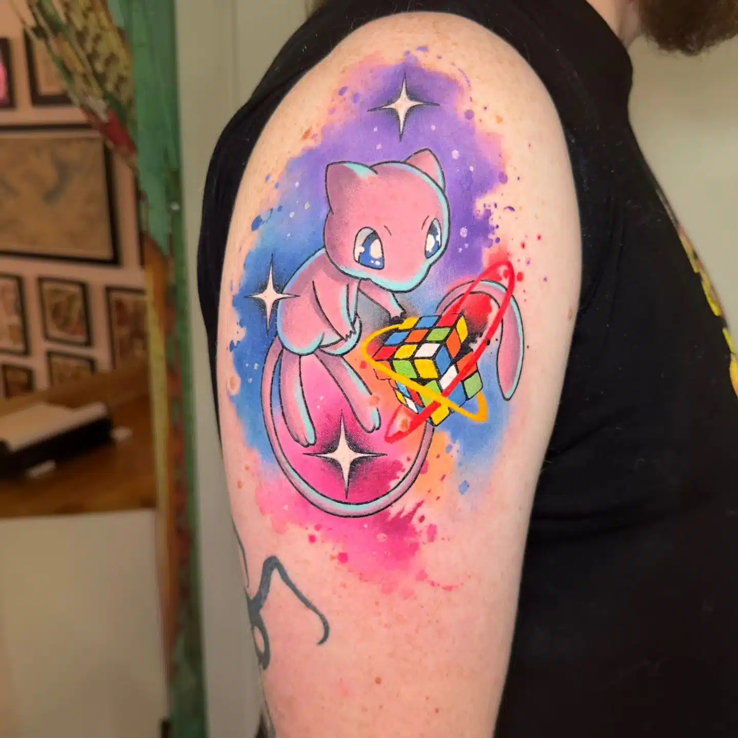 Mew and Rubiks Cube, lovely stuff by Noemi for the awesome Maxime, thanks so much for coming!
noemi_tattoo 

                  