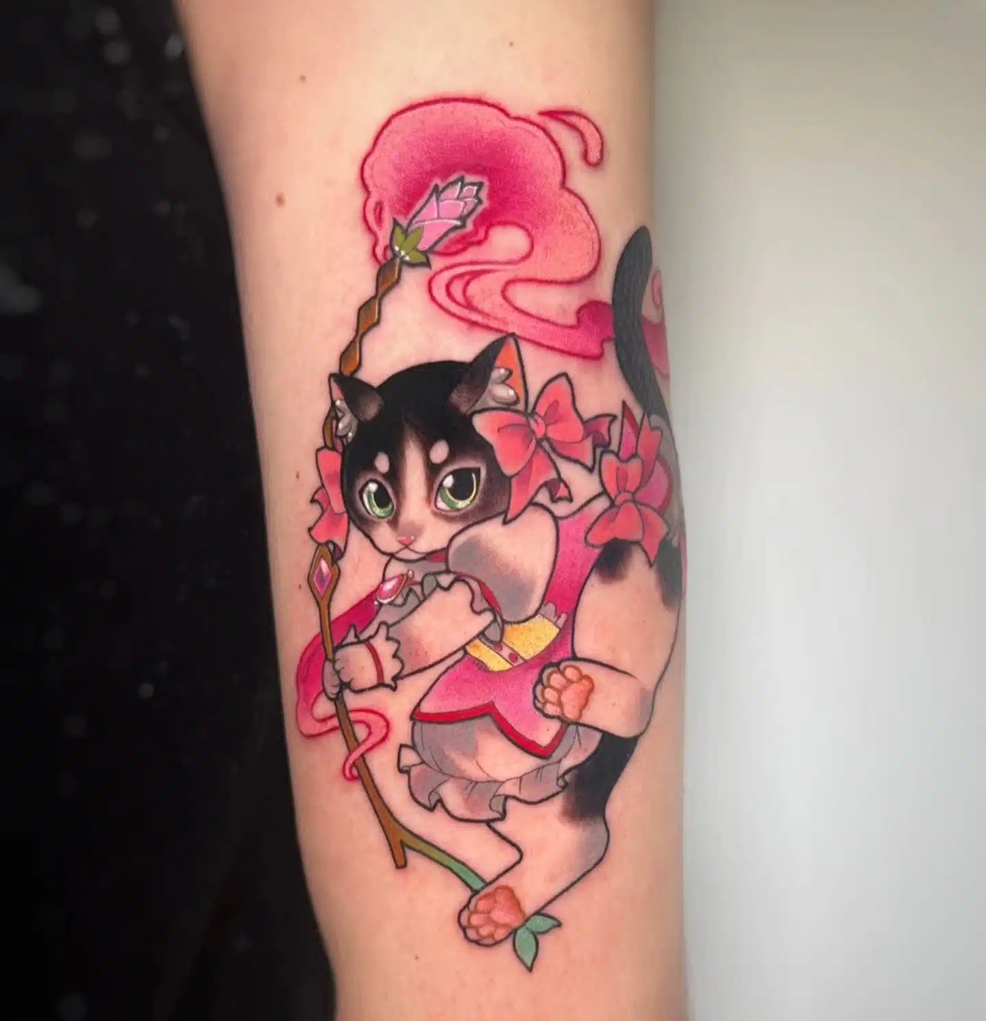 Puella Magi Madoka Magica cat by Natalia! It's soooo cute 🥹 naaat.j has a few gaps available this week- get in touch to book in!!!!

               